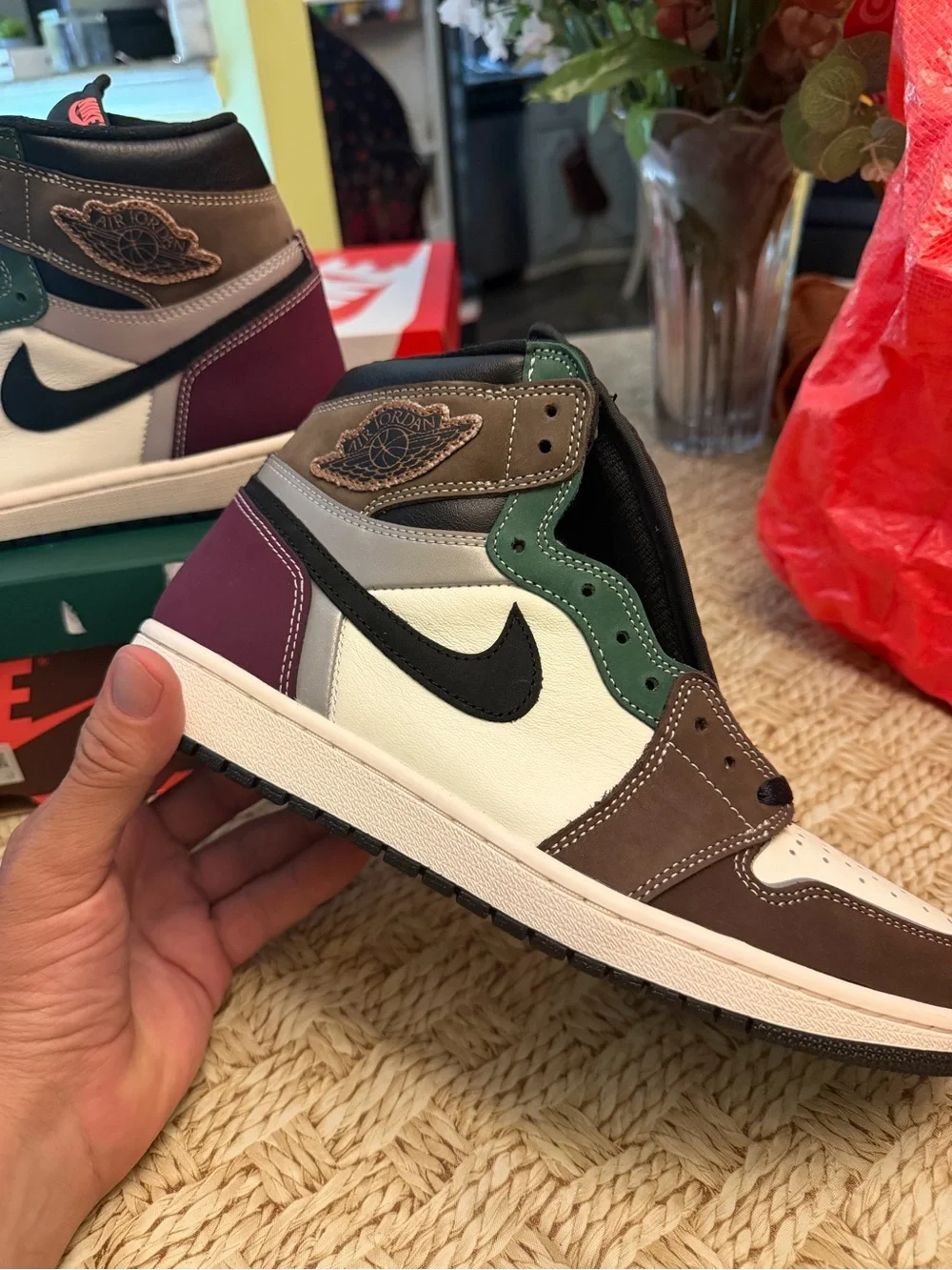 Jordan Air Jordan 1 High HAND CRAFTED SZ 10 mens new in box !!